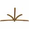 Ekena Millwork Davenport Rough Sawn Timber Gable Bracket, Western Red Cedar, 96"W x 60"H x 2"D x 4"F, 15/12 Pitch GBW096X60X0204DAV00RWR - alternate 5